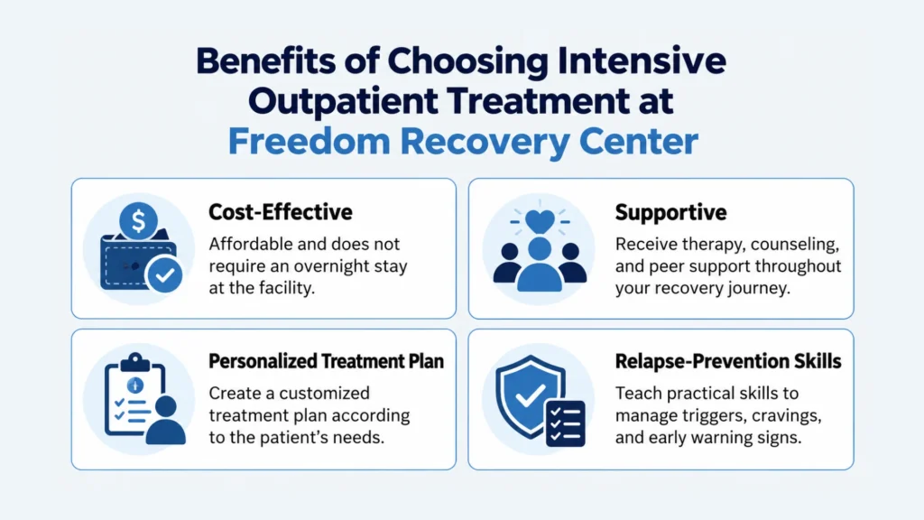 Benefits of Choosing Intensive Outpatient Treatment at Freedom Recovery Center