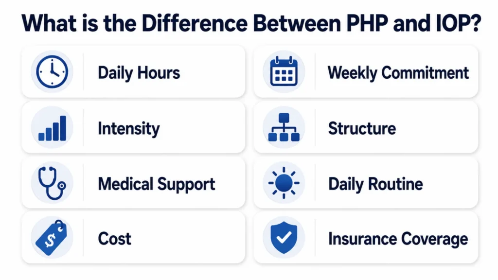 Difference Between PHP and IOP