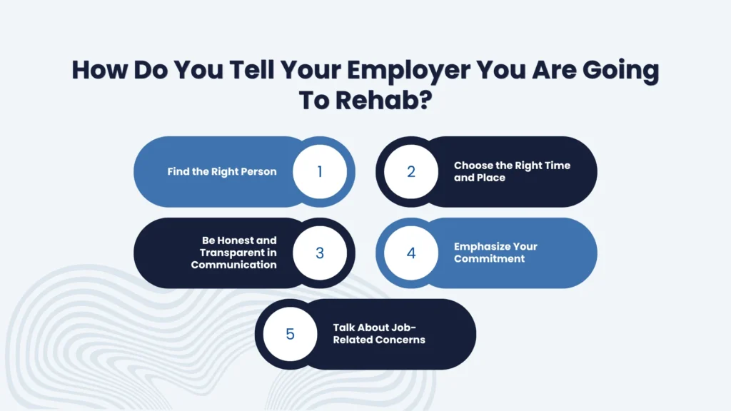 How Do You Tell Your Employer You Are Going To Rehab